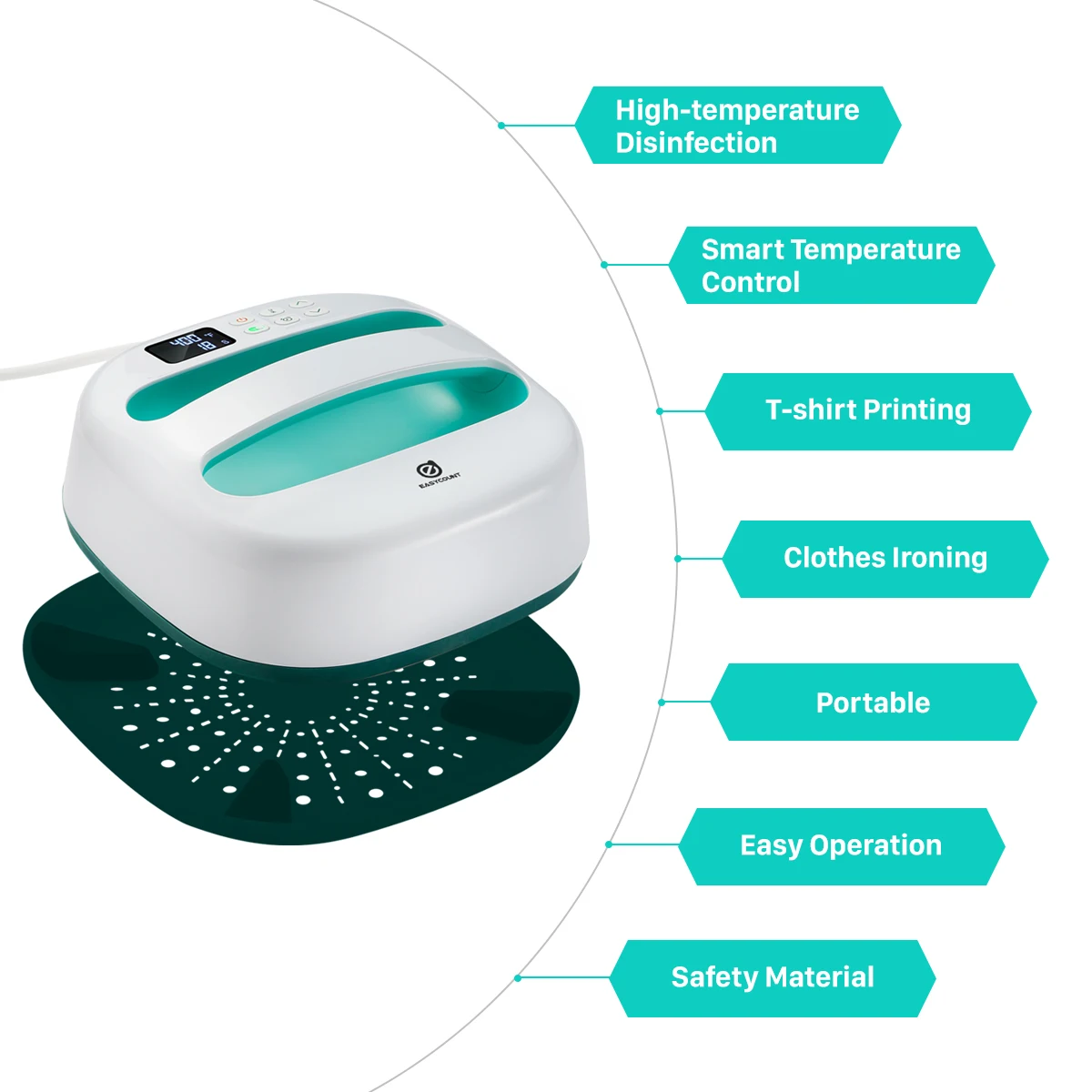  EASYCOUNT мини-машина для термопечати на железных