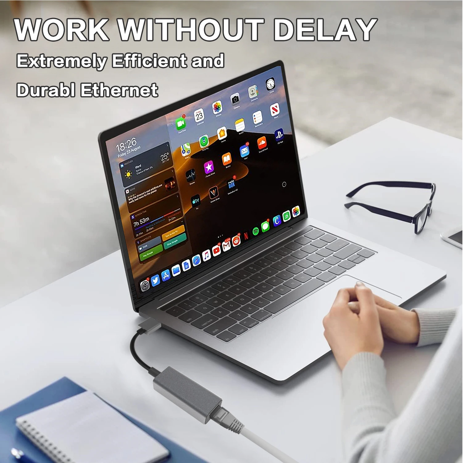 High quality wide compatibility USB A to Ethernet RJ45 Adapter USB Lan for Laptops MacBook Surface macOS Windows Linux