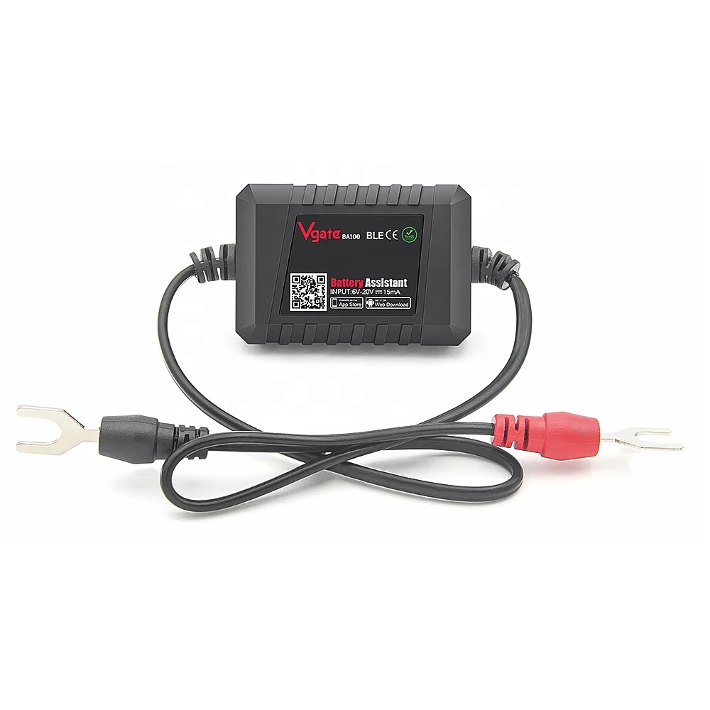 Vgate BA100 Auto 6V 12V Electronic Car Battery Testers Analyzer Car Diagnostic Tool Scanner Support for Android iOS