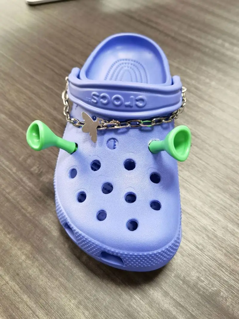 Hot sales animals Shrek Ears rubber lucky charms for Wholesale