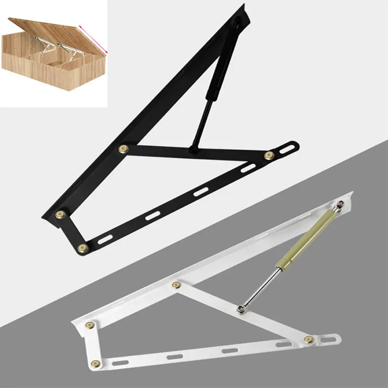Soruda Gas Spring Furniture Fitting  Hydraulic Mattress Lift Bed Frames Folding Bedroom Metal Hydraulic Bed Lift for Sofa Bed