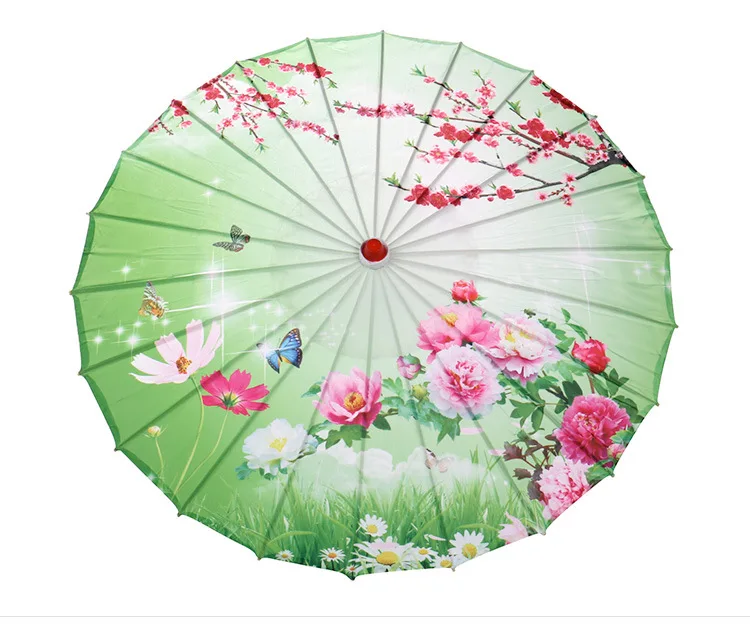 
chinese traditional handmade parasol folded oil paper umbrellas 