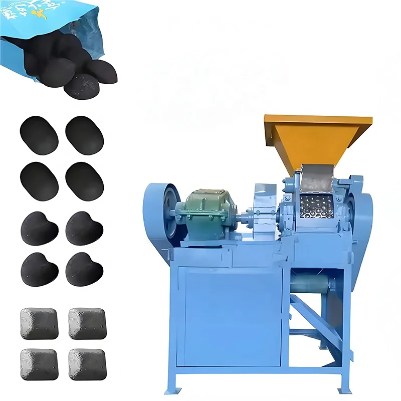 2024 best quality ball briquette pressing machines carbon black charcoal pressing making machine price