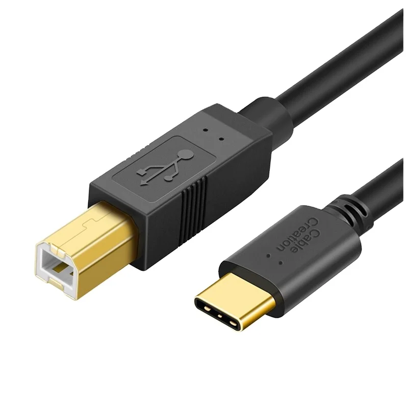 Оптовая продажа кабель для принтера типа C USB 2 0 Type к B сканера midi