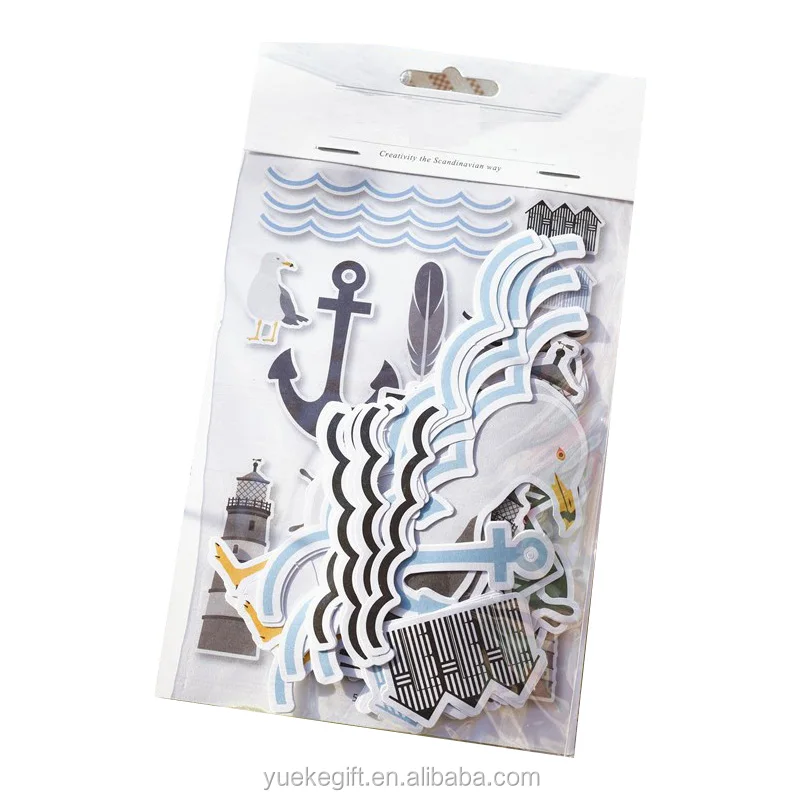 
Ephemera Set Printed Cardboard Die-cut Paper Felt Scrapbooking Shapes 