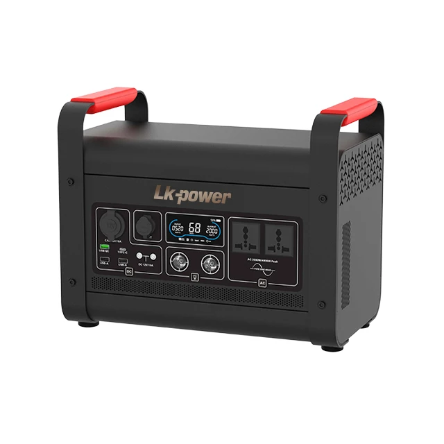Multi Lifepo4 2000W Battery Storage Backup Generator Solar Panel Digital Portable Power Station Camp