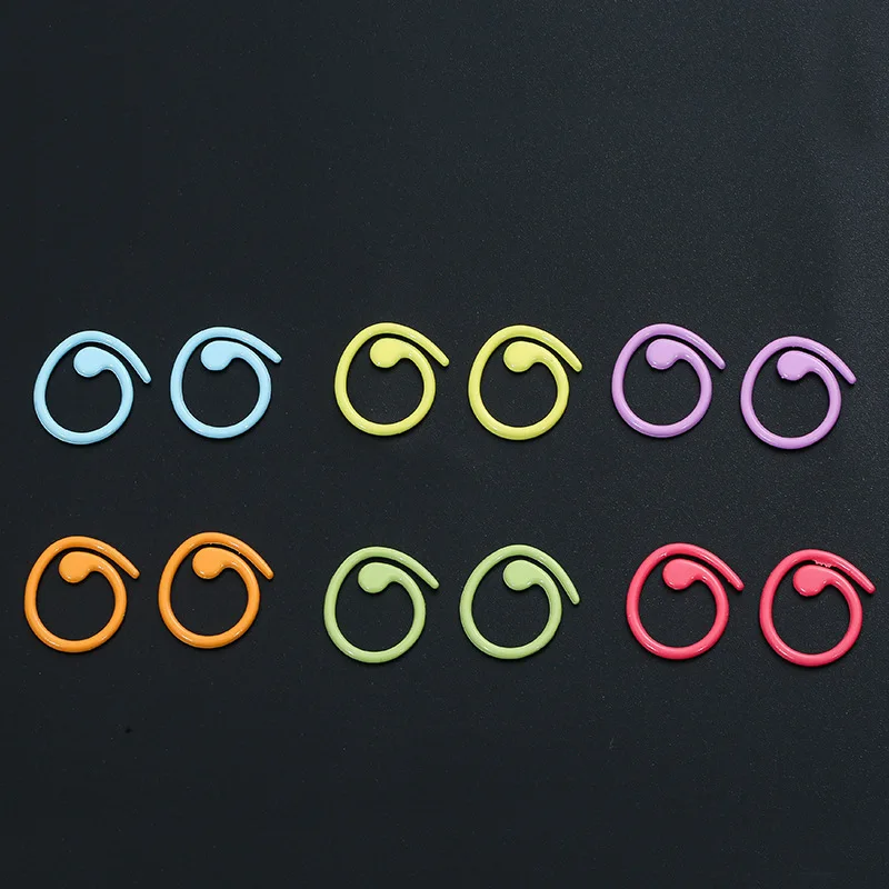 Factory Direct Spiral Needle Colorful Knitting Crochet Stitch Markers