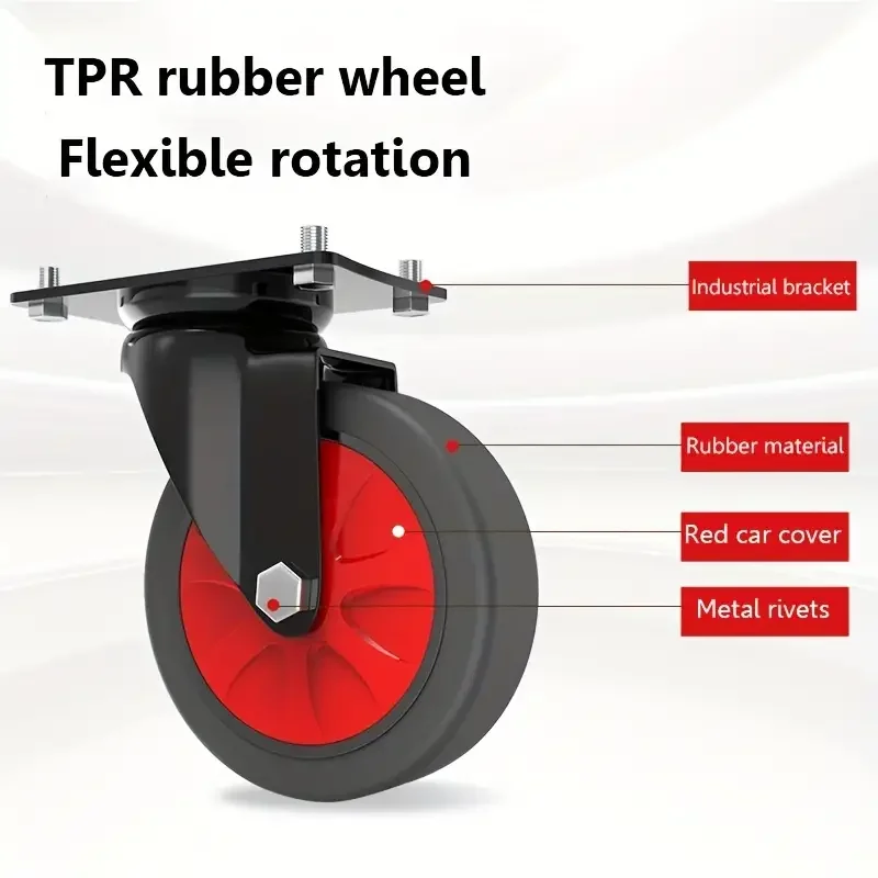 Wholesale Quiet Transport 4 Wheels Heavy Duty Folding Platform Hand Truck For Express Luggage Moving Household Push Trolley