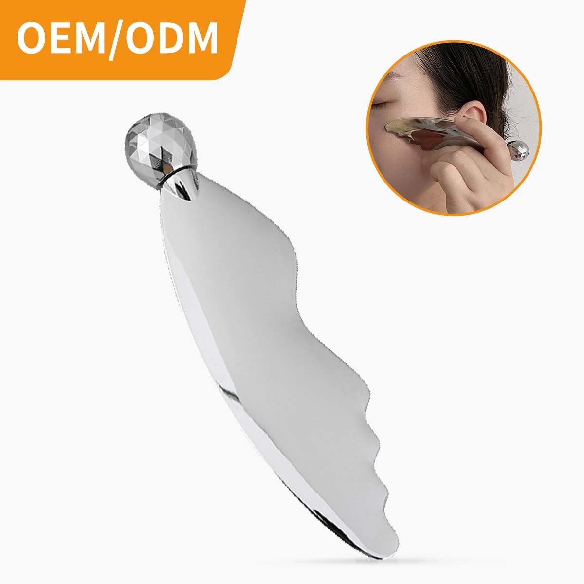 metal Eye Massage Roller Fish Scraping Muscle Gua Sha Stainless Steel guasha massage Guasha Board