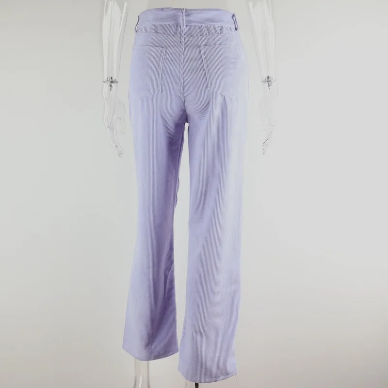 S0907C Hot sale women corduroy loose pants