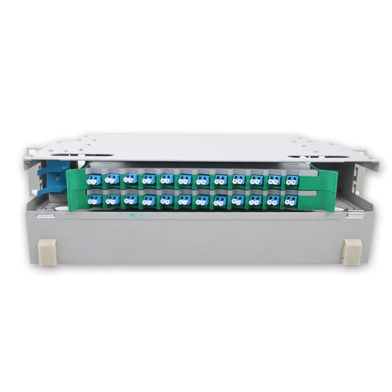 LC разъем ПК 24 ядра оптический волокно кабель ODF