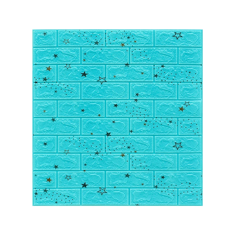 70x77cm White Brick 3D Wall Panels Peel and Sticker Home Wallpaper for Living Room Bedroom Background Wall Decoration