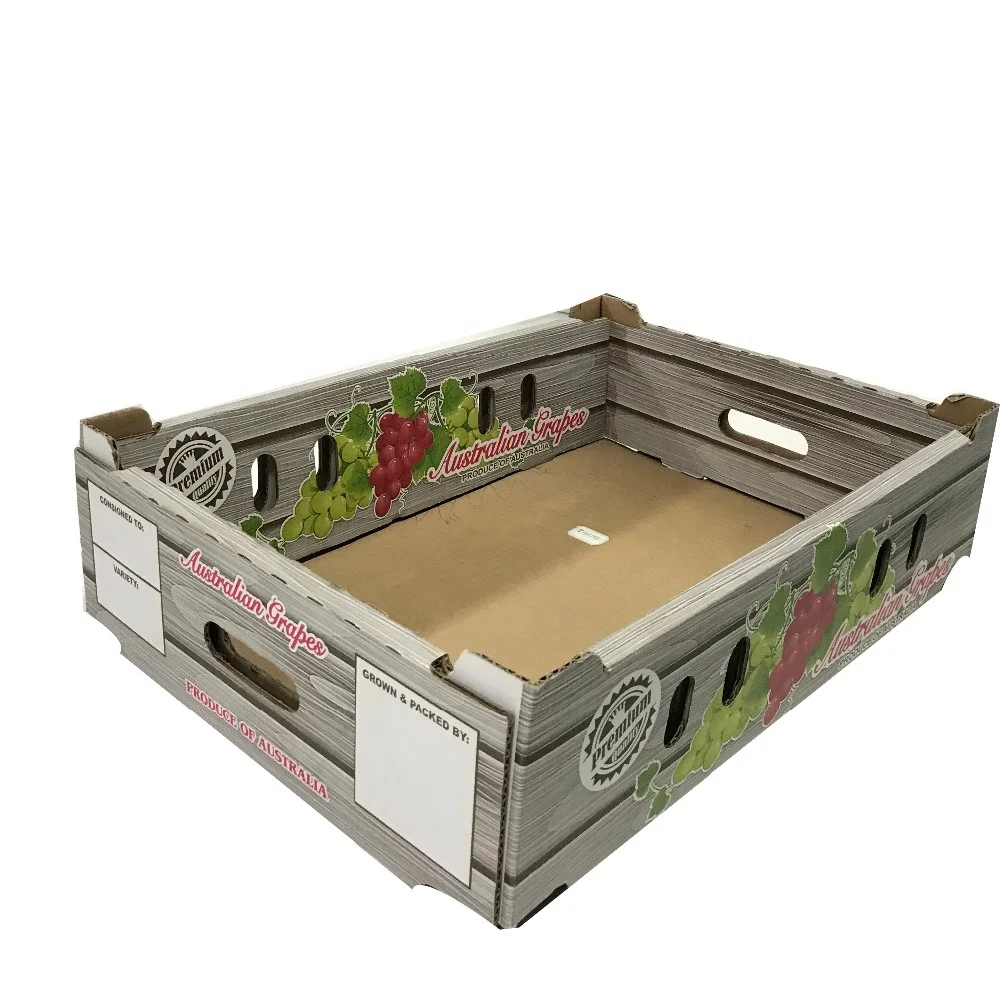 Fruit box packaging customized corrugated carton fruit tray
