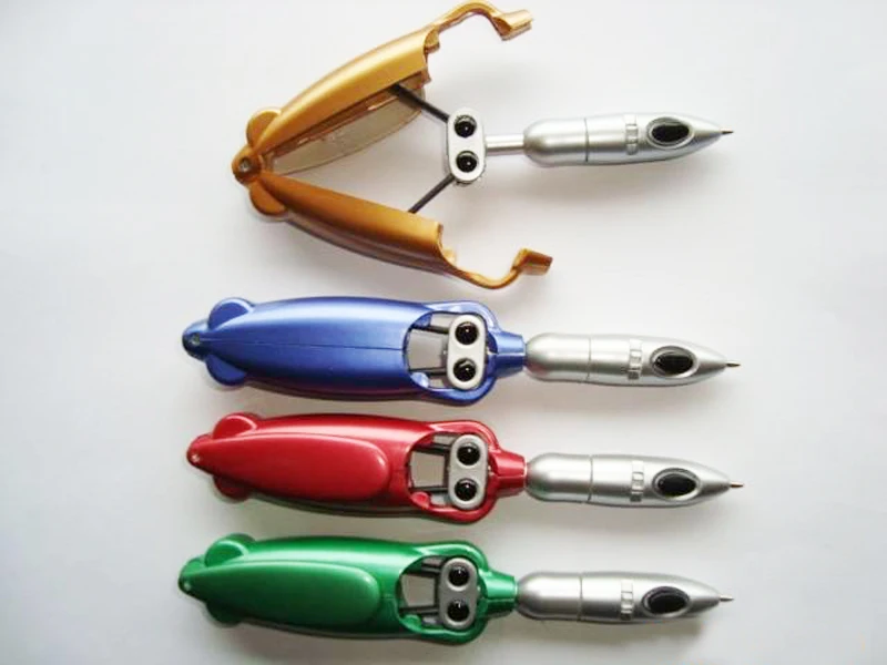 Custom plastic novelty ballpoint pen, robotic robot acrobat transformer pens