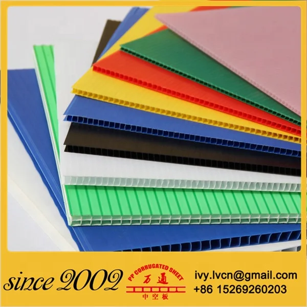 Co roplast , Polionda , Cor flute , Corex , Correx , Proplex sheet