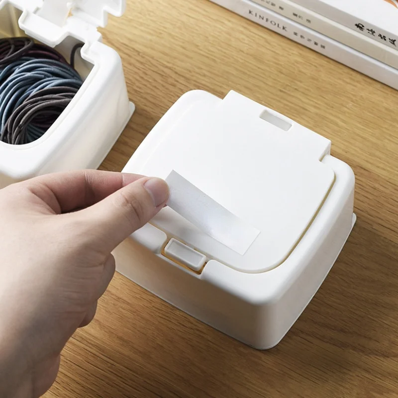 
WOODSPACE Simple style dustproof storage box with cover small object sorting storage box desktop drawer sundry storage box 