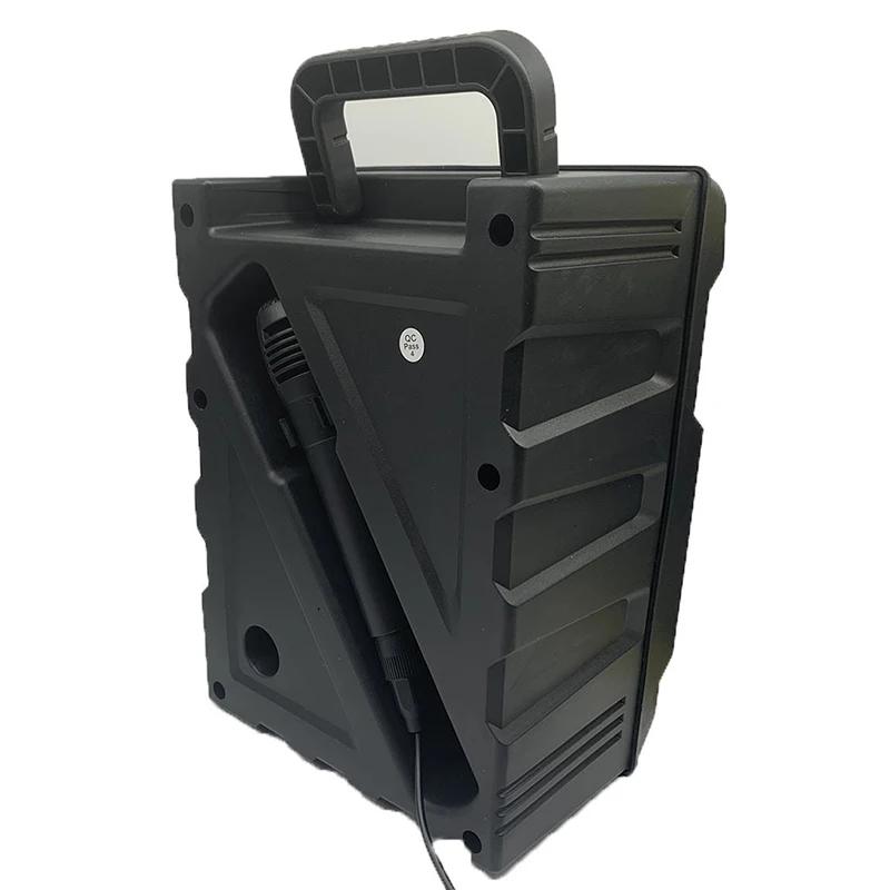 High Quality BT Trolley Speaker  Audio System Sound  Wireless Speaker Party  Rechargeable Battery Trolley Speaker With Rgb Light