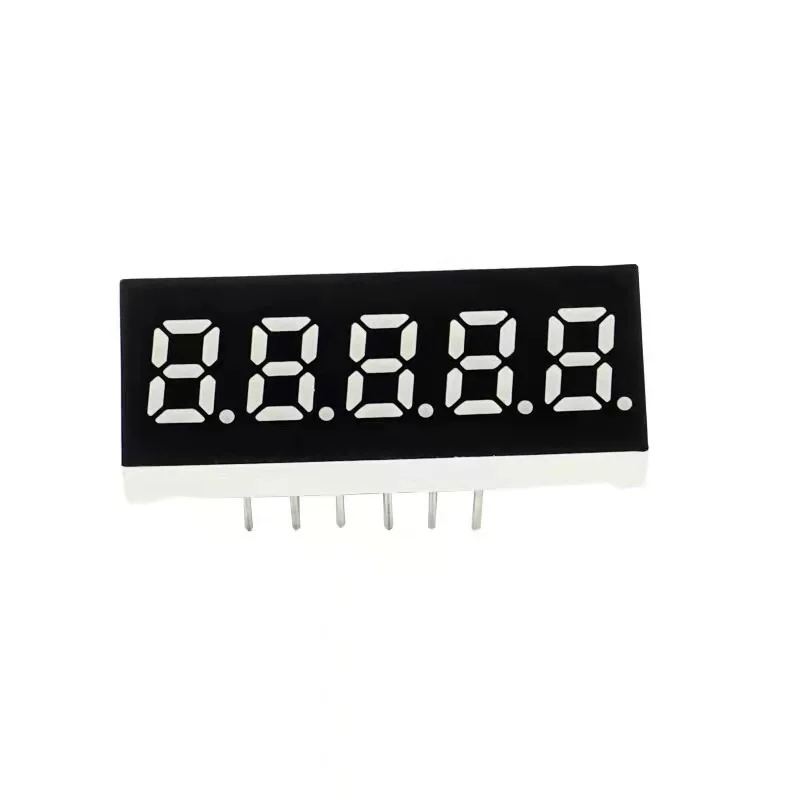 High Quality Universal Indoor 7 Segment Led display Module Long Life-span 0.8 Inch 5 Digit Customized 7 Segment Led Display