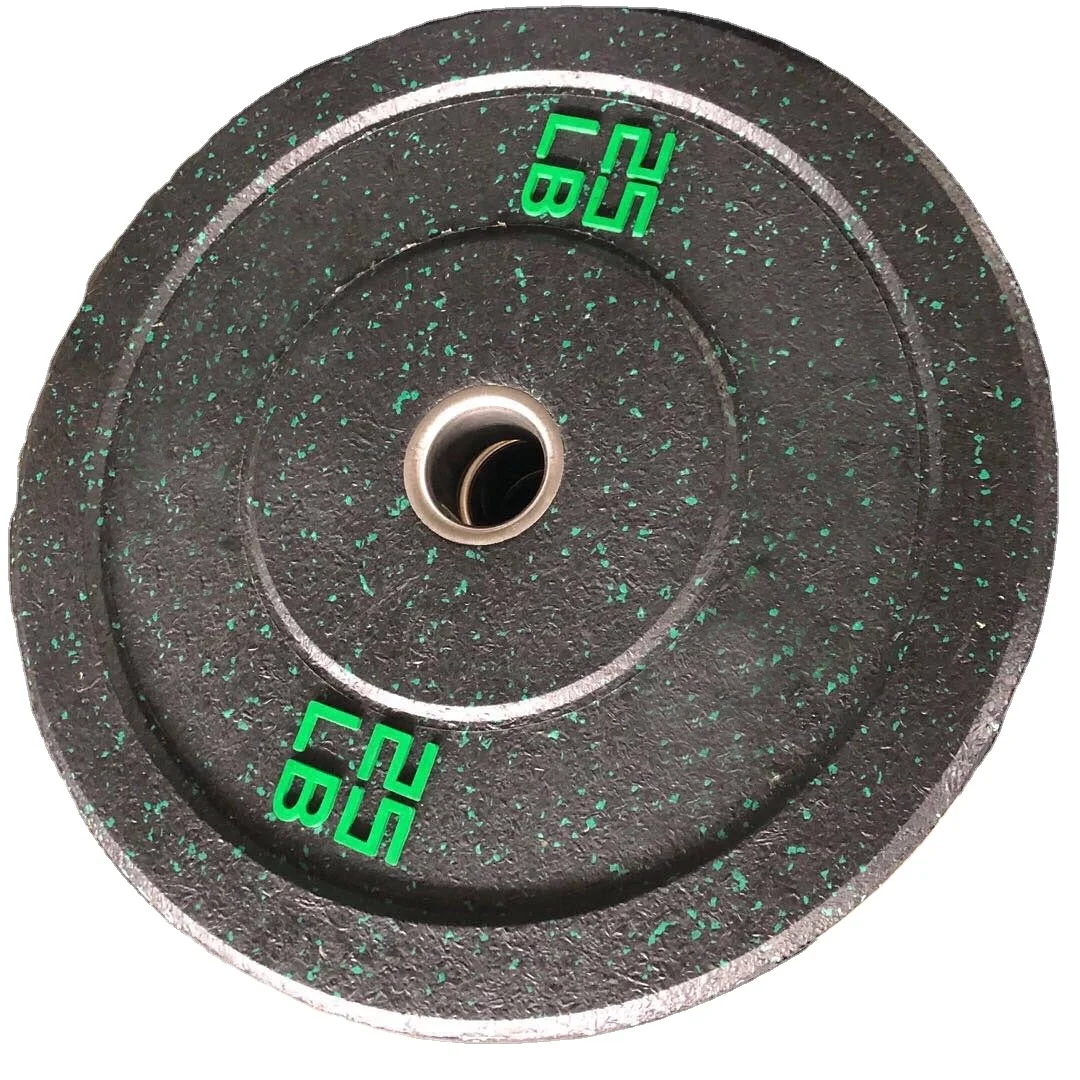 Hot Selling Commercial Top Grade Quality Home Gym Fitness Equipment Rubber Bumper Plate with Colored EPDM Crumb