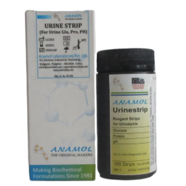 3 parameter URINE REAGENT Test STRIPS - GLUCOSE/PROTEIN /PH