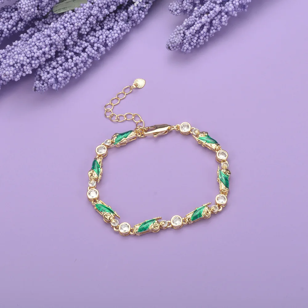 LOTOS JEWELRY fashion Father Saint Judas Religious Zircon Bracelet Fashion High Grade Bamboo Bracelet