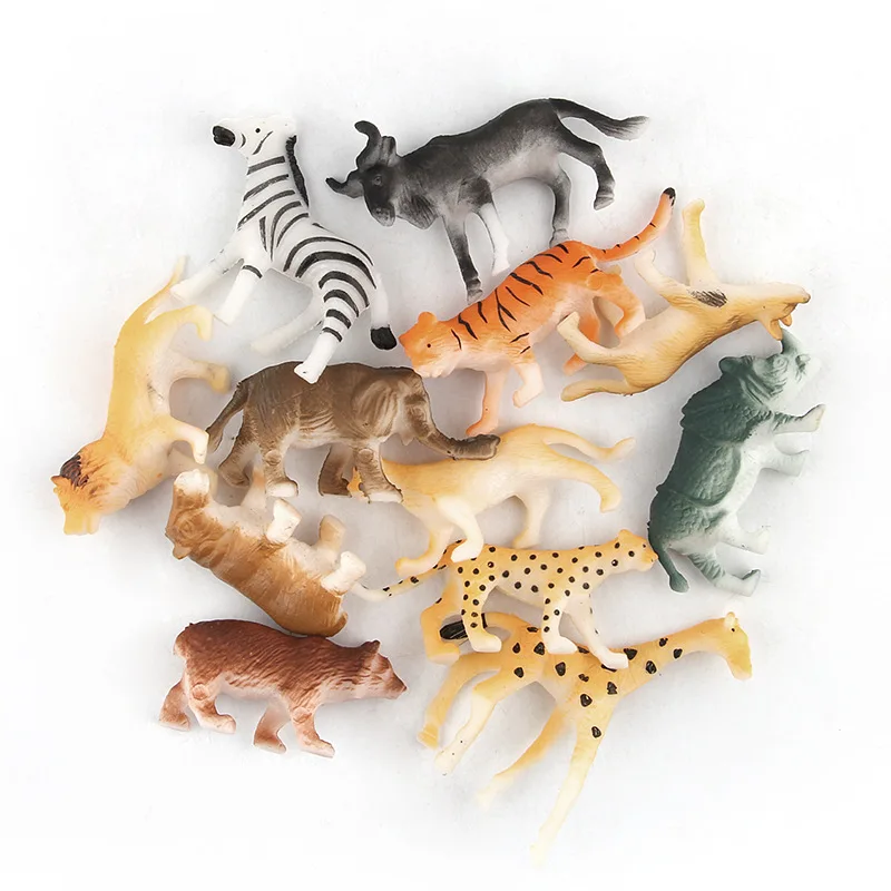 Creative And Hands-on Skills Toy Wild Animal Toy Set For Kids Animal Models