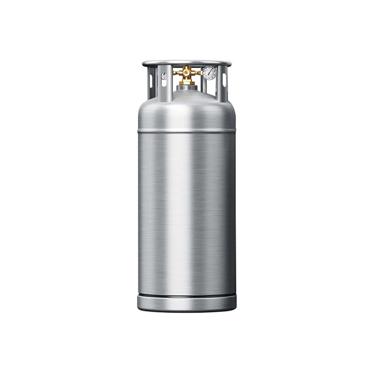Aquaculture use DPL175 industrial dewar 175l oxygen cylinder for fish tank