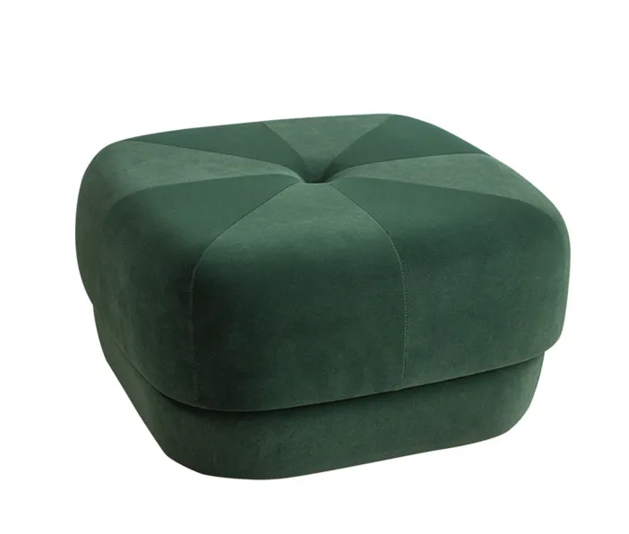 Контурная Кнопка Tufted куб бархат османский зеленый для продажи