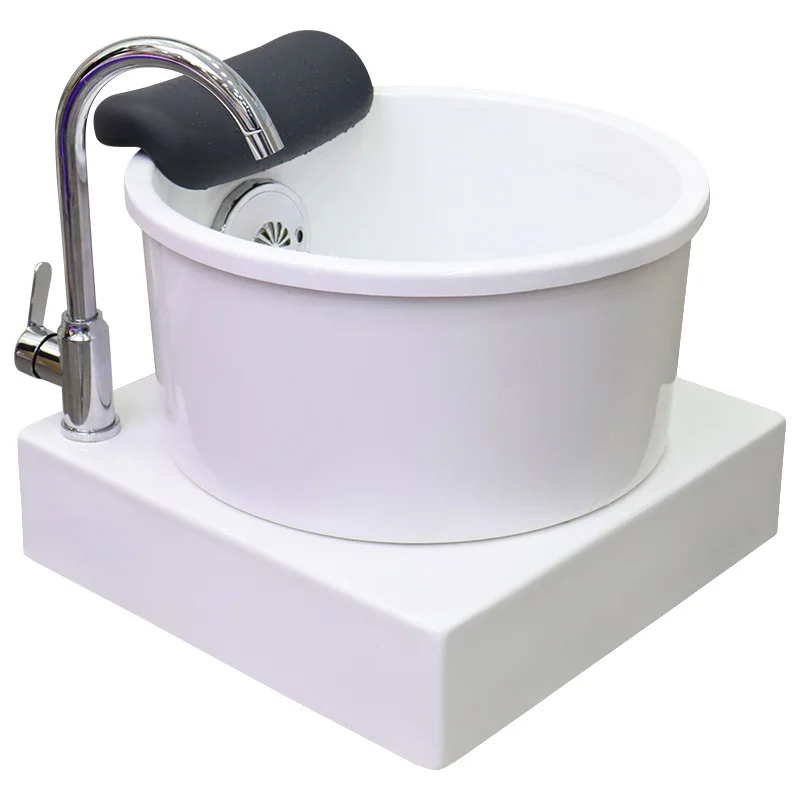 YTS Beauty Salon Equipment Pedicure Basin with Base Two Lights Salon Pedicure Foot Spa Bowl