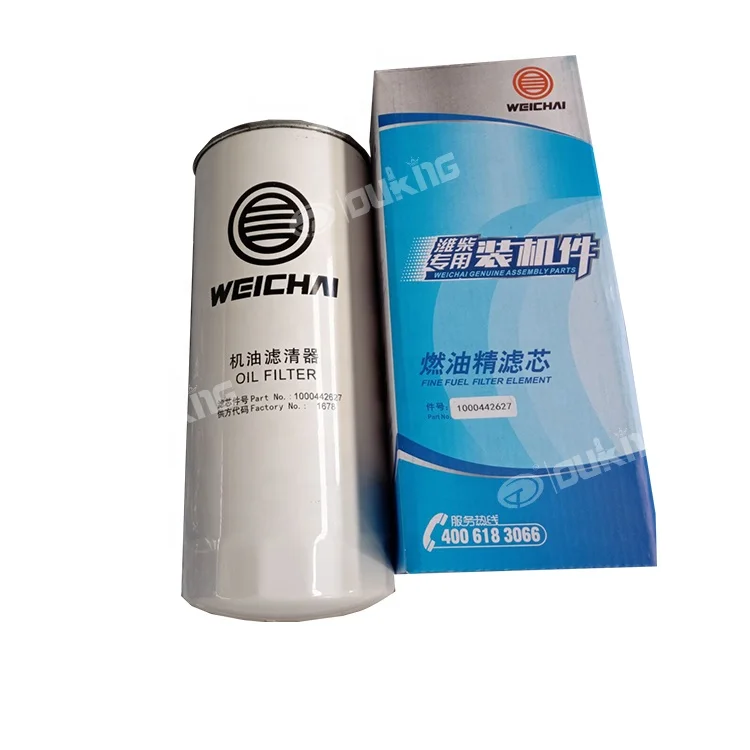 Детали двигателя WEICHAI WP7, масляный фильтр 1000442627