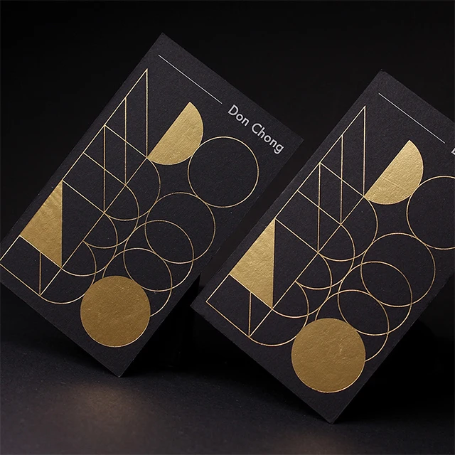 Luxury Custom Printing Embossed Cotton Paper Cardboard Name Die Cut Business Card
