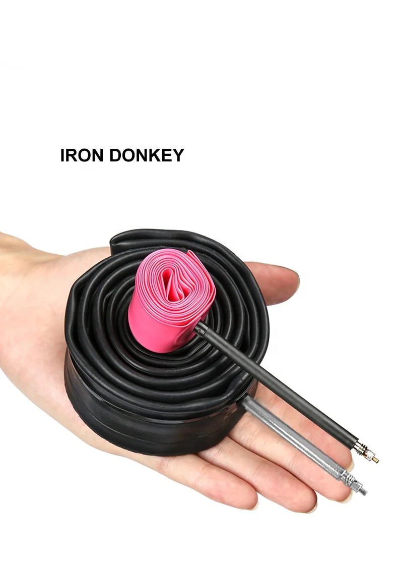 IRONDONKEY Customized LOGO TPU Bicycle Inner Tube Road Tire 700X18/25/28/32c Ultra  puncture resistantRoad Bicycle Valve Tire