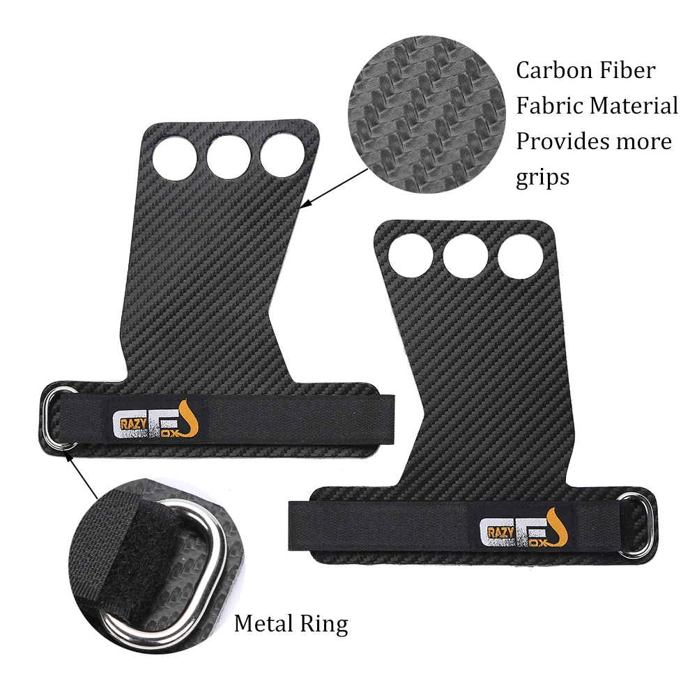 
Custom Logo And Color 3 Hole Leather Gymnastics Hand Grips For Gym Exercise Workout 