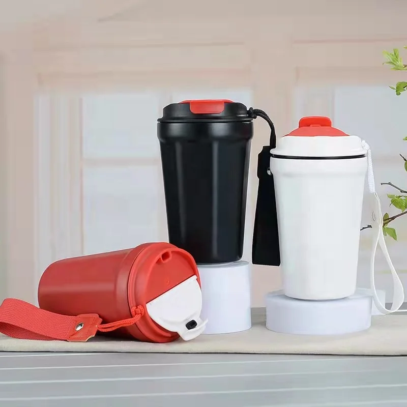 510ml Insulated Thermo Vacuum Coffee Cup Auto Mug Tumbler Double Wall Cups Insulated Stainless Steel Coffee Mug Tumbler Pot