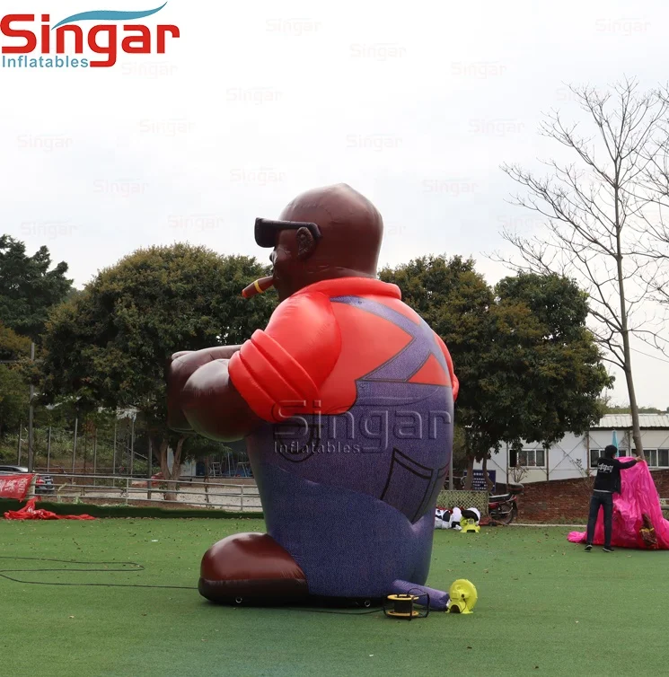 5m Tall Custom inflatable characters balloon model display giant inflatable custom people man advertising