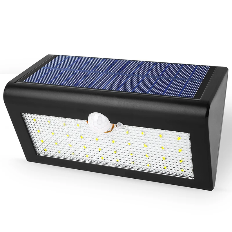 38LED Solar Inductive PIR Motion Sensor Lamps Wall Mounted Outdoor Waterproof IP65 Street Light for Garden Park Front Door Gate