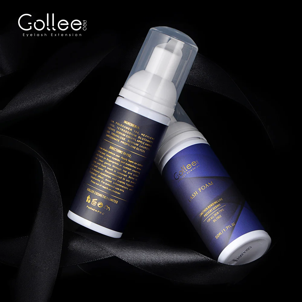 Gollee Korea Pass Accept Private Label Eyelash Shampoo Lash Extension Cleanser