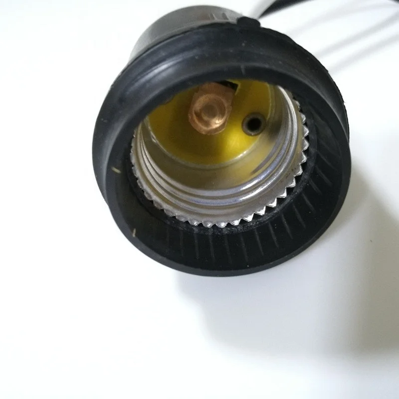4A 250V Outdoor Waterproof Lampholder with Wire E27 Screw Lamp Holder