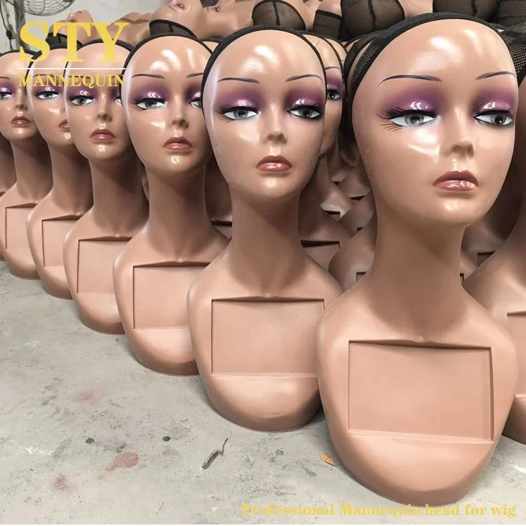 brown skin mannequin head wig display mannequin head mannequins display head