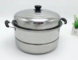 High Quality Stainless Steel Steamer Pot Multi-Purpose Steamer Pot Cookware Steaming Pot