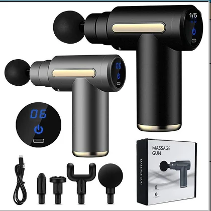 new body massager massage fascia gun fascia gun 5 heads muscle stimulator massager