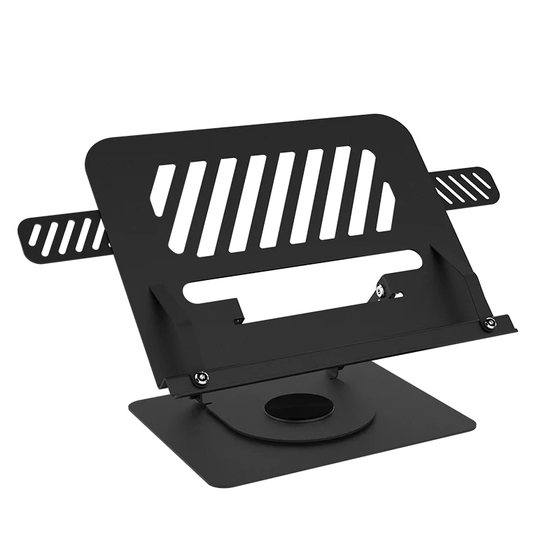 Wholesale Factory Price Foldable Reading Book Holder Adjustable 360 Rotating Base Portable Metal Book Stand