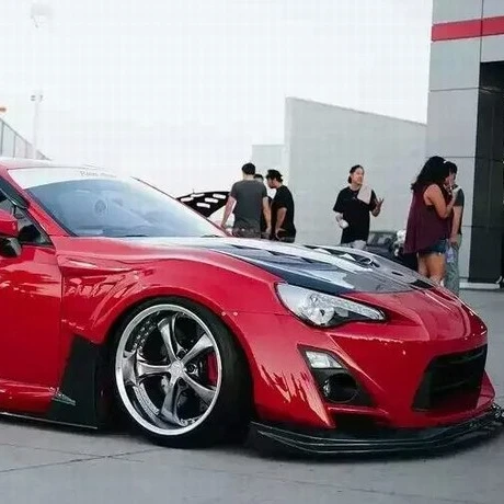Runde Новое поступление Комплект кузова для Toyota 86 GT86, комплект кузова с широким кузовом для Subaru, передний бампер, задний бампер, боковые юбки, брызговик
