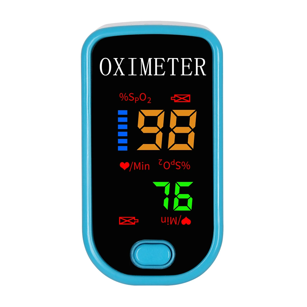 High quality Fingertip Pulse Oximeter Blood Oxygen Sensor SpO2 for  Portable