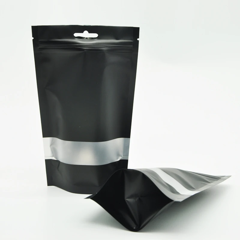 Environmentally friendly and reusable damp-proof zip lock holographic bag custom logo printing luxury self seal packaging bag