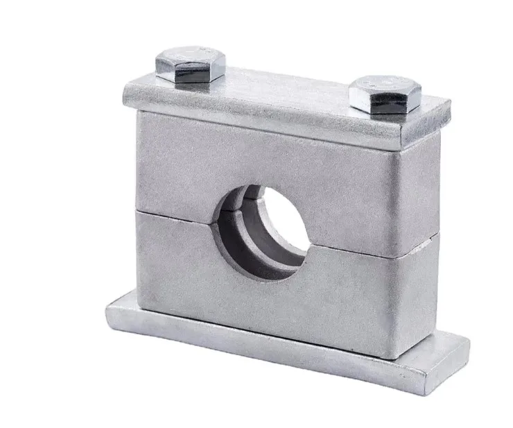 Hydraulic heavy-duty single hole aluminum alloy pipe clamp