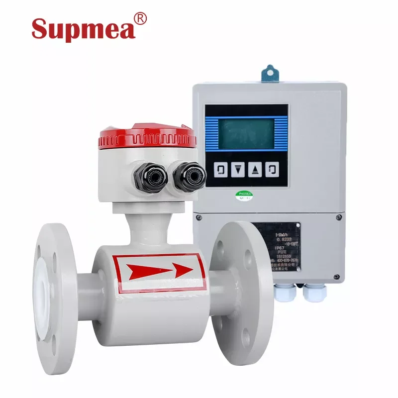 China supplier sewage water seawater slurry magnetic electromagnetic flowmeter flow meters China for milk