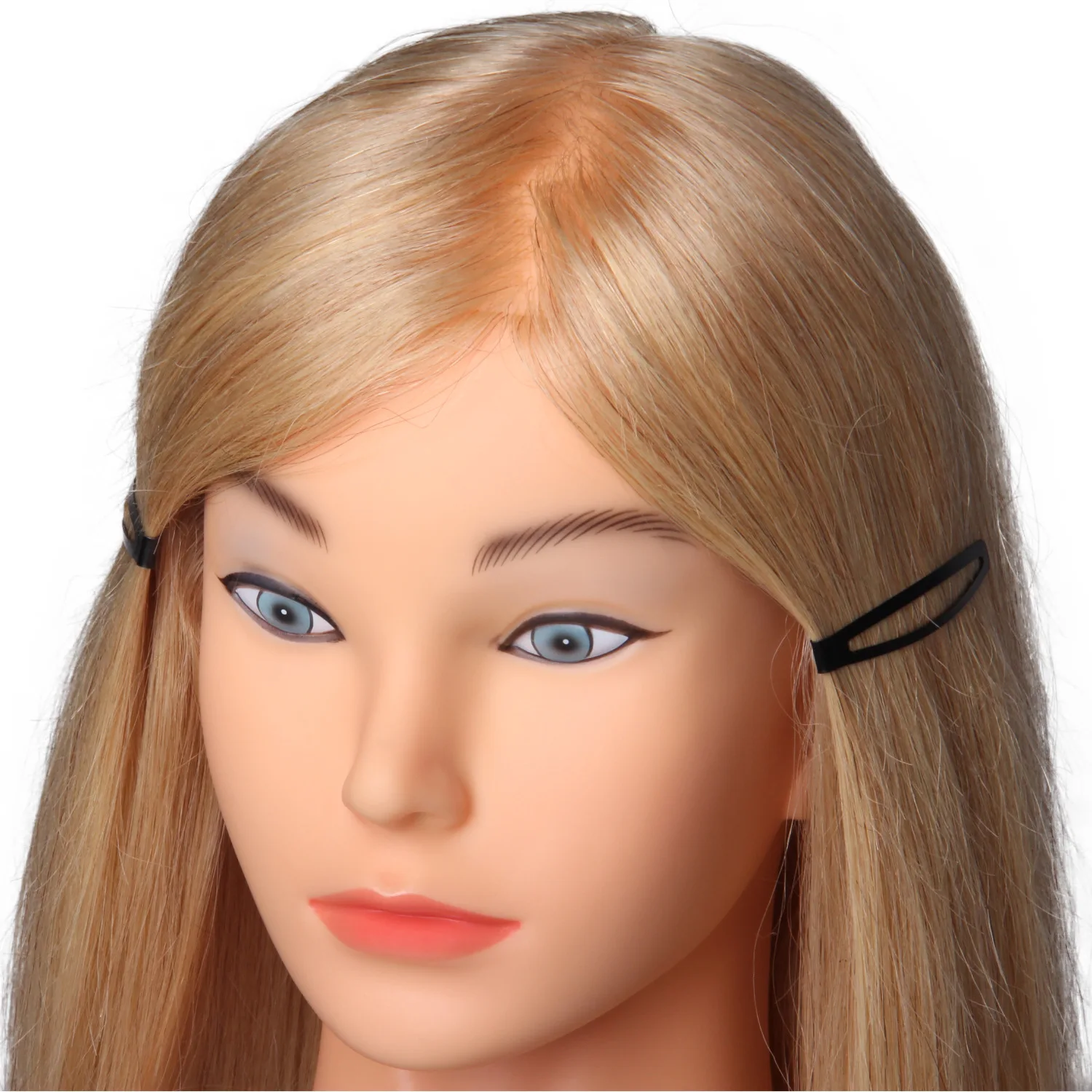 Wholesale mannequin heads with long hair famela training mannequin head with indian human hair for hairdresser in salon school