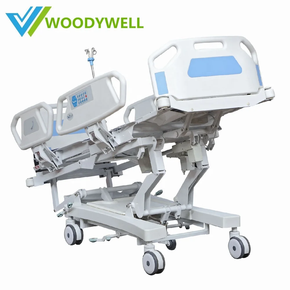 High-end Eight Function ICU Bed With One Button Chair Position Function