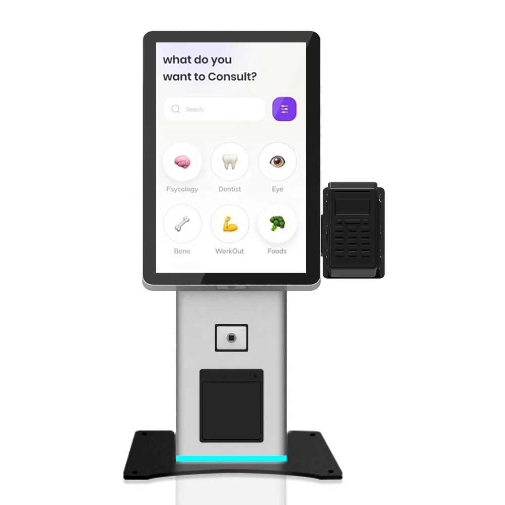 Food or drink ordering kiosk Self-service Kiosk for canteen retail shop coffee shop
